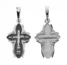 Крест из серебра 925 пробы с