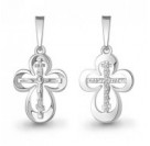 Крест из серебра 925 пробы с