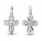 Крест из серебра 925 пробы с