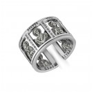 Кольцо Небесные покровители из серебра 925 пробы