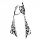 Серьги из серебра 925 пробы с
