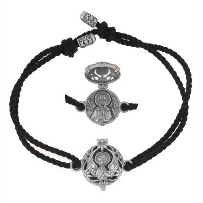 Браслет Матрона "Святая Блаженная ..." из серебра 925 пробы фото