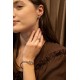 Серьги с цирконом из серебра 925 пробы