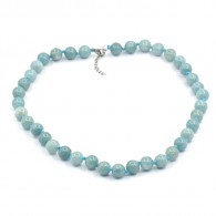 Колье с аквамарином фото