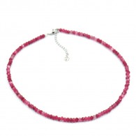 Колье с корундом фото