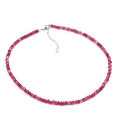 Колье с корундом фото