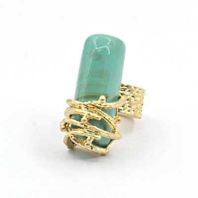 Кольцо с бирюзой фото