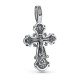 Крест литой из серебра 925 пробы