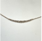 Колье с бриллиантом из красного золота 585 пробы