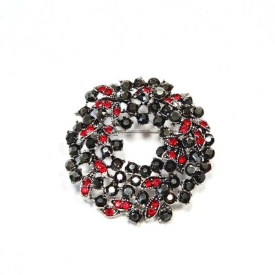 Броши и булавки с цирконом и кристаллом фото