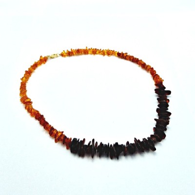 Колье с янтарем фото