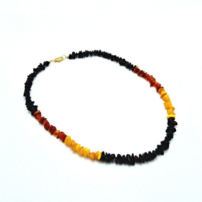 Колье с янтарем фото