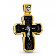 Крест с серебряным Распятием фото