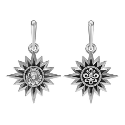 Подвеска Ангел-Хранитель из серебра 925 пробы с фото