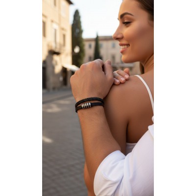 Браслет с Кожа фото