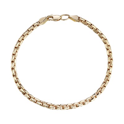 Браслет из желтого золота 585 пробы фото