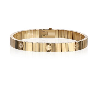 Браслет из желтого золота 585 пробы фото