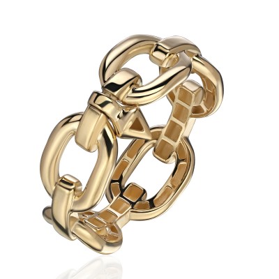 Кольцо из желтого золота 375 пробы фото