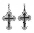 Крест из серебра 925 пробы с