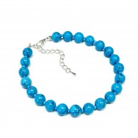 Браслет с бирюзой и Бисер фото