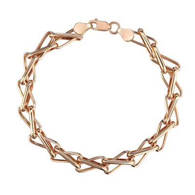 Браслет из красного золота 585 пробы фото