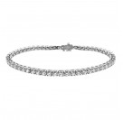 Браслет с бриллиантом из белого золота 585 пробы