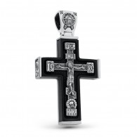 Крест с серебряным Распятием фото