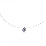 Колье с цирконом фото