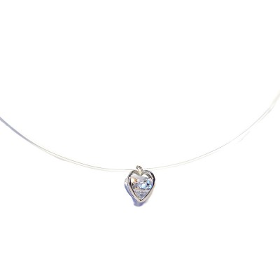 Колье с цирконом фото