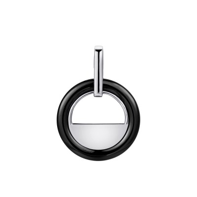 Подвеска с керамикой из серебра 925 пробы фото