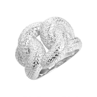 Кольцо с цирконом из серебра 925 пробы фото