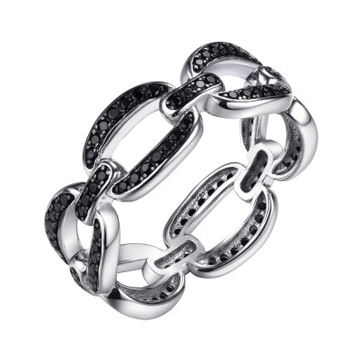 Кольцо с шпинелью из серебра 925 пробы фото