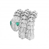 Кольцо с цирконом и кристаллом из серебра 925 пробы фото