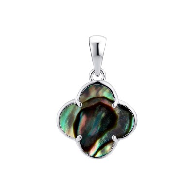 Подвеска с перламутром из серебра 925 пробы фото