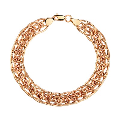 Браслет из красного золота 585 пробы фото