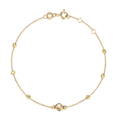 Браслет из желтого золота 585 пробы фото