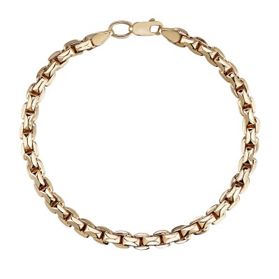 Браслет из желтого золота 585 пробы фото