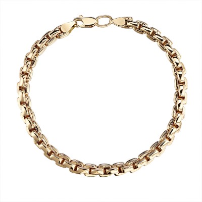 Браслет из желтого золота 585 пробы фото