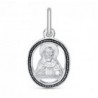 Подвеска Николай Чудотворец из серебра 925 пробы с