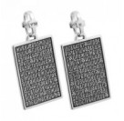 Подвеска "67 псалом" из серебра 925 пробы с