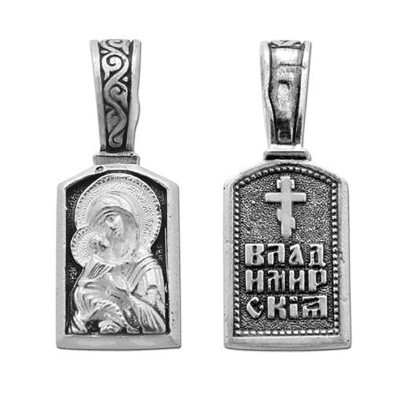 Подвеска Владимирская БМ из серебра 925 пробы с фото