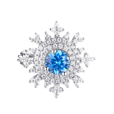 Броши и булавки с цирконом из серебра 925 пробы фото