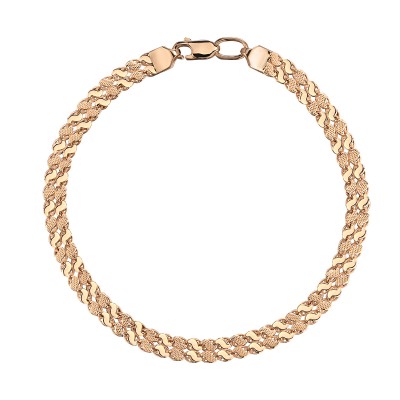 Браслет из красного золота 585 пробы фото