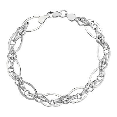 Браслет из белого золота 585 пробы фото