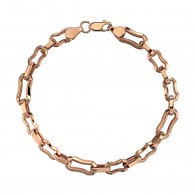 Браслет из красного золота 585 пробы фото