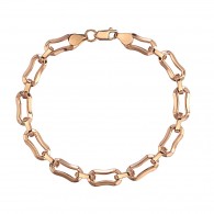 Браслет из красного золота 585 пробы фото