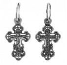 Крест из серебра 925 пробы с
