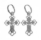 Крест из серебра 925 пробы с