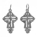 Крест из серебра 925 пробы с