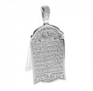 Подвеска "90 псалом" из серебра 925 пробы с